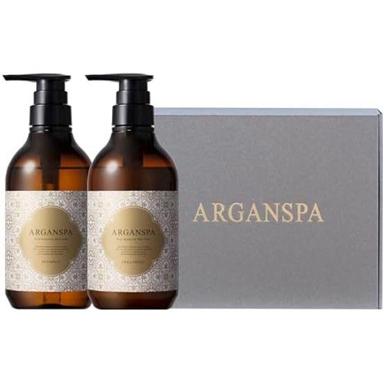 ARGANSPA Shampoo Treatment (Gift Set) Salon Exclusive Damage Repair Intensive Head Spa Oriental Herb Fragrance
