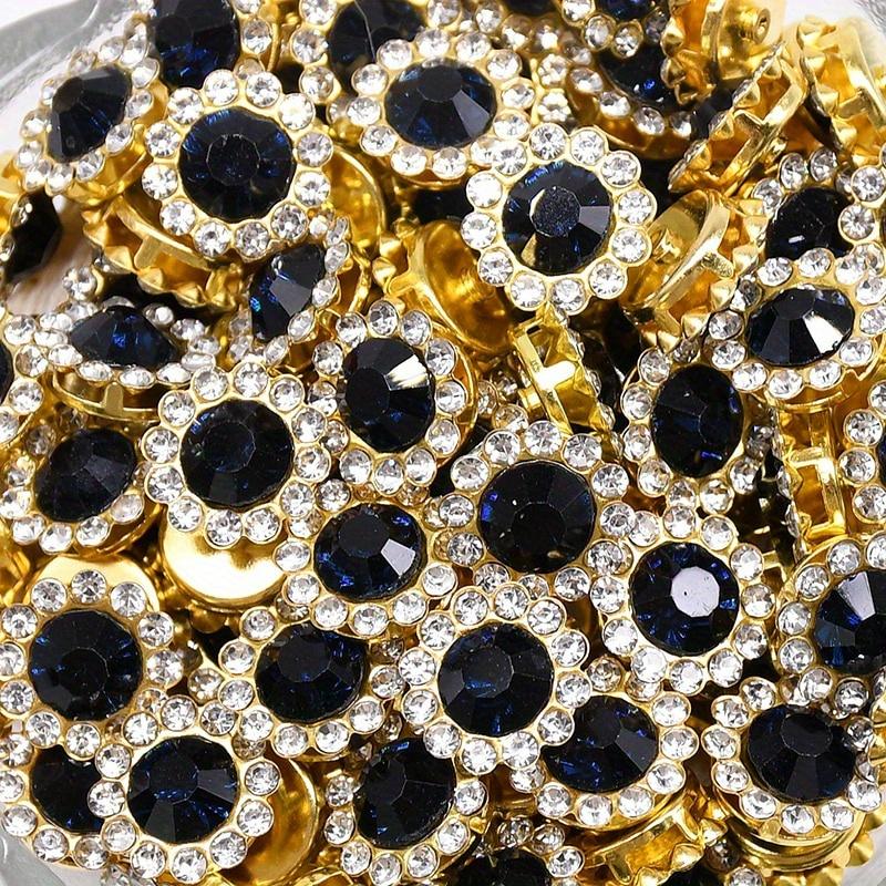 150Pcs 12mm Claw Cup Glass Rhinestones Strass Shiny Crystals Base Sew on Rhinestones for Clothes DIY Craft Sewing Accessories