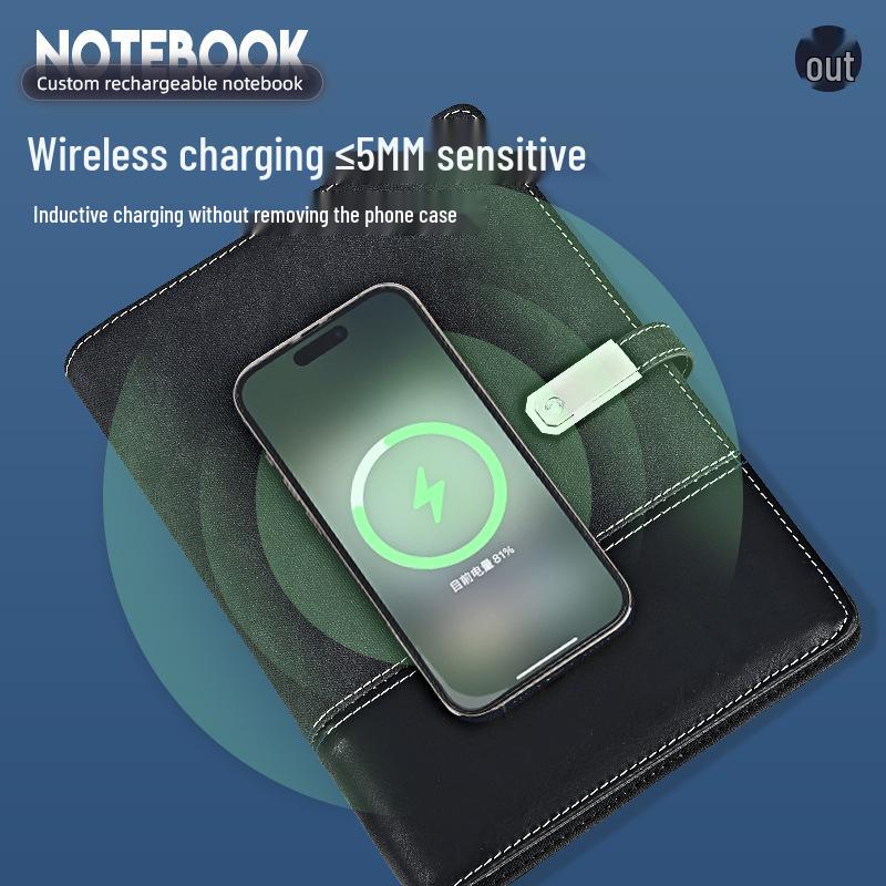 Multifunctional Business Notebook with USB and Gift Box