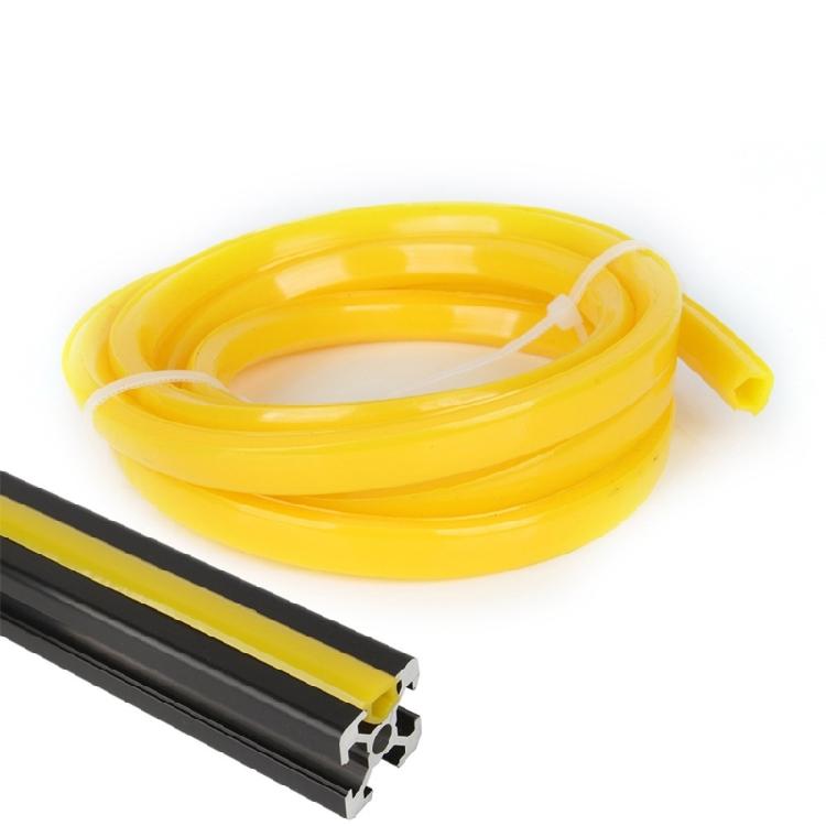 Colored 4 Meter PVC Flat Seal for Sealing and Decorating 2020 V Slot Aluminum Structure
