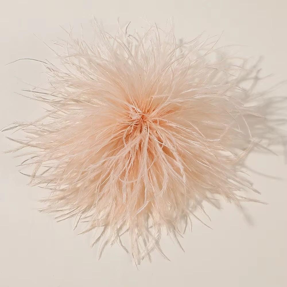 Broches à Plumes Grandes 8-10cm Design Exagéré Broche à Plumes Accessoires Accessoires pour Cheveux