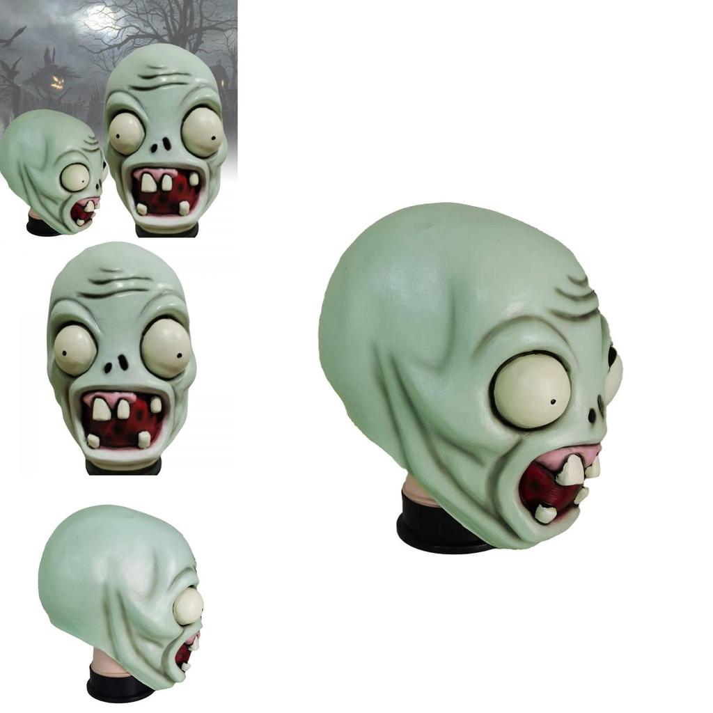 Class Game Mask Featuring Crazy Dave In Terrifying Latex Design For Halloween And Easter Celebrations