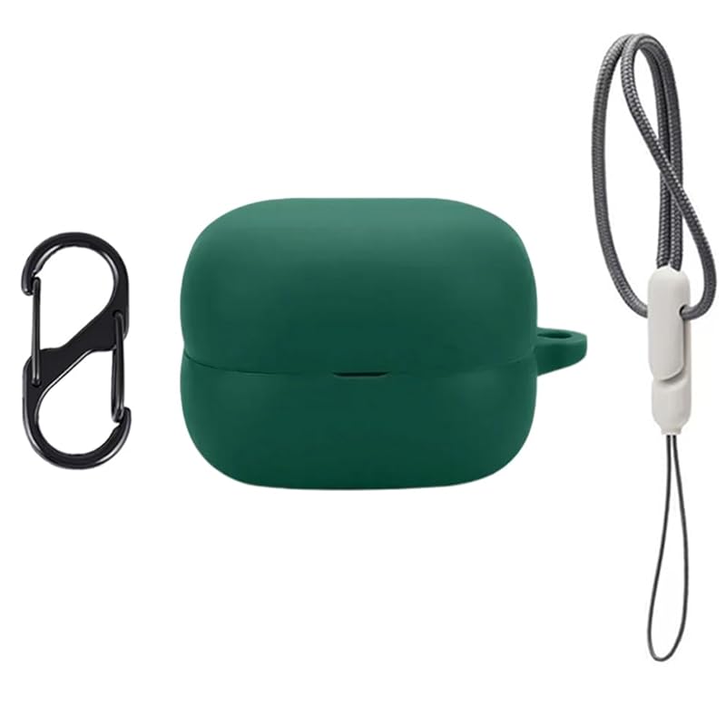 

For SONY LinkBuds Fit WF-LS910N case Protective Cover [SHANCHI] Wireless Earphone Silicone Protective Cover (Includes climbing buckle + strap)