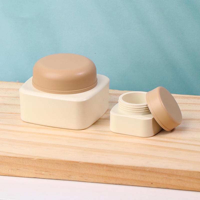 5/20G Empty Plastic Nail Art Cosmetic Square Containers Jar Face Cream Pot Nail Gel Powder Box Makeup Lotion Tool Packaging