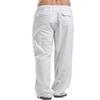Pantalones Casuales de Lino y Algodón para Hombre Europeos y Americanos 2021 para Primavera y Otoño