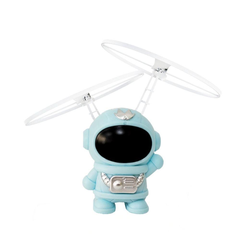 Dual Wings Flying Robot Toy Colorful Luminous Spinning Gyro Fingertip Gyro  Kids Gifts