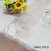 Rose Golden Table Runner Metallic Table Runner Reusable Glitter Table Runner Party Supplies For Weddings Valentines Day Birthday