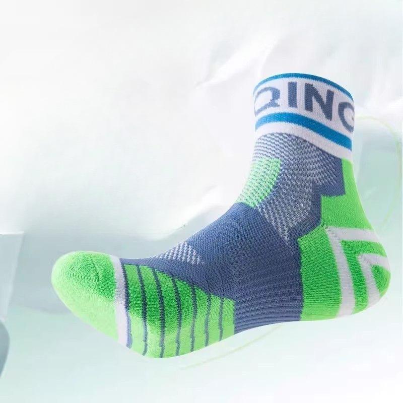 Men's Professional Marathon Running Basketball Outdoor Training Sports Breathable Sweat-absorbing Socks