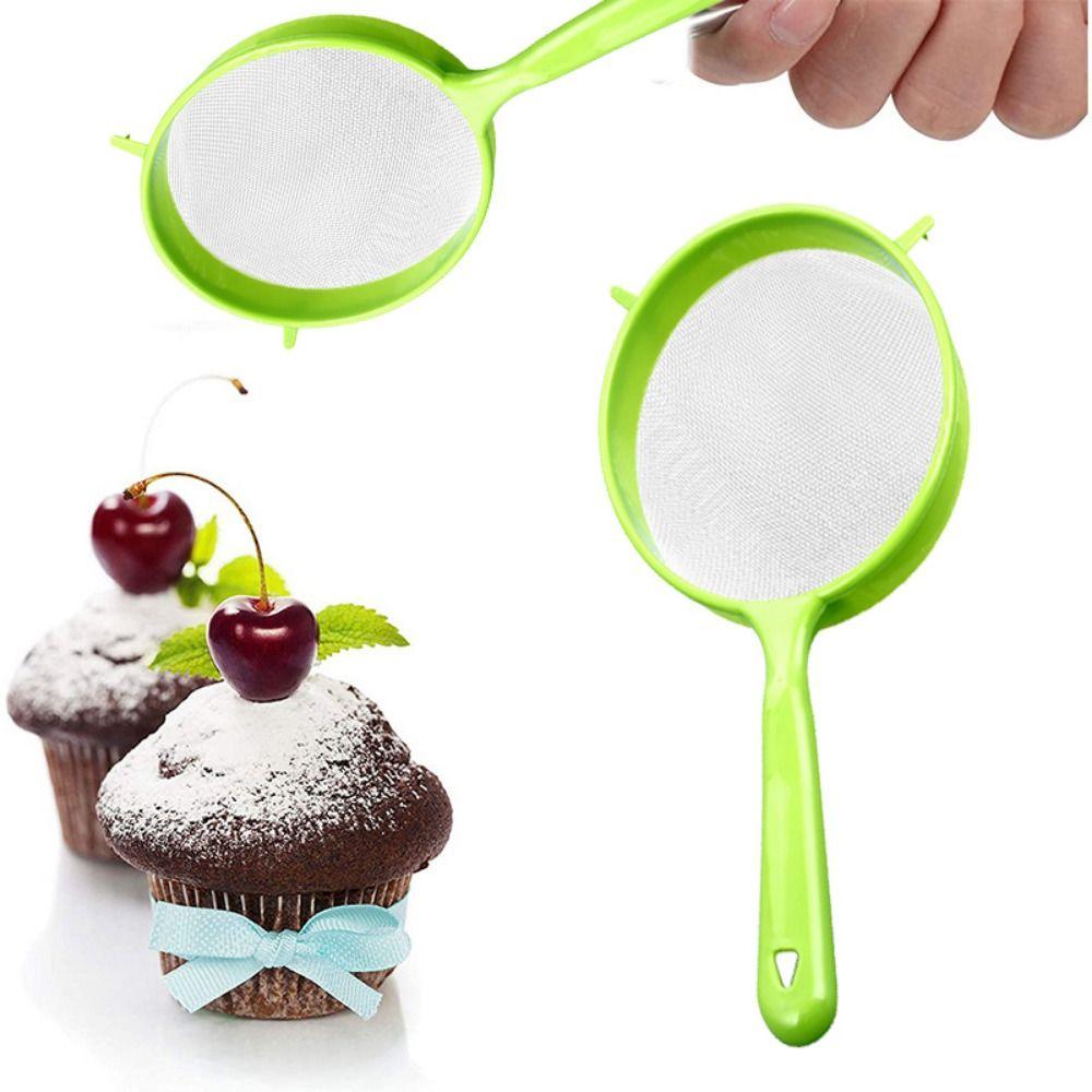 Sifting Juice Spice with Long Handle Kitchen Tools Colander Tea Strainer Coffee Filter Flour Sieve