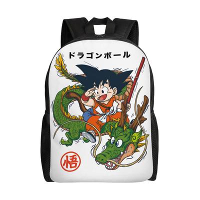 3D Printing D-Dragon B-Ball Z Gokus Backpack for Girls Boys  Manga Movie School College Travel Bags Bookbag Fits 15 Inch Laptop
