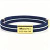 Personalized Customized Cat Collar with Metal Name Tag Pet ID Anti-lost Breakaway Elastic Small Dog Kitten Striped Cute Necklace