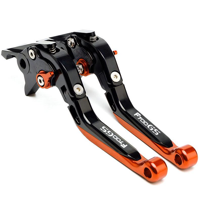 Folding Bullhorn Brake Clutch Levers for F700GS, F650GS Dakar, Scarver (Modified Telescopic)