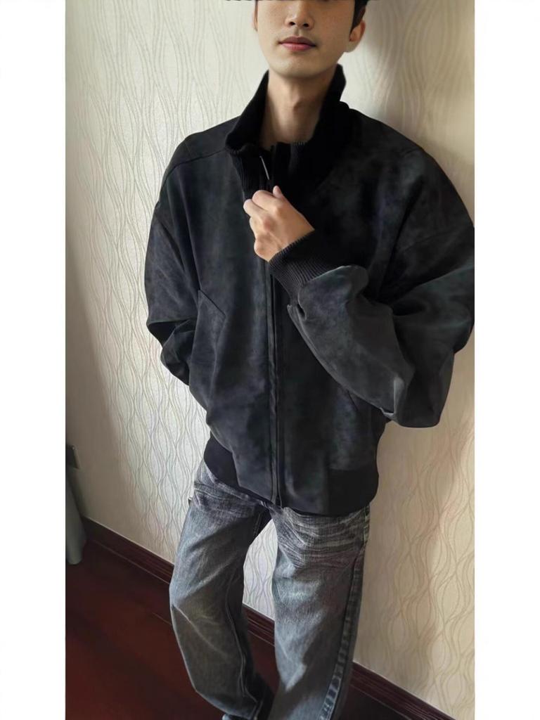 2025 Men's Trendy Loose Baseball Jacket - Spring/Autumn Casual American Fashion for Couples