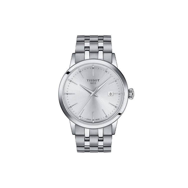 

TISSOT Quartz Movement 50 meter Water Resistance Men s Watches Watch 42mm Silver Dial Stainless Steel Case T129.410.11.031.00 Silver