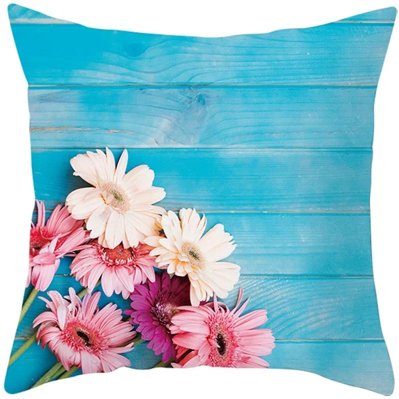 Summer Nordic Plant Pillow Case Tropical Style Cushion Cover Polyester  Pillow Cushion Covers Funda x