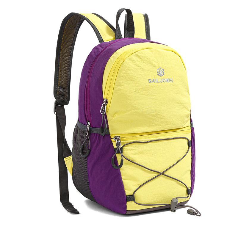 Outdoor Lightweight Backpack Color Contrast Sport Backpack