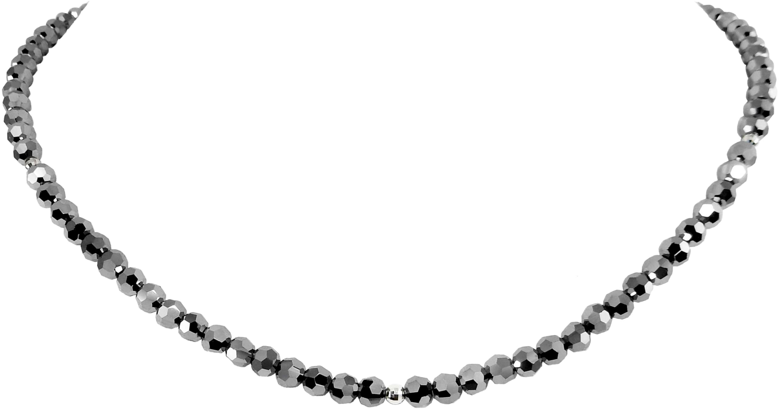 

Royal Jewelry 4mm Platinum pt850 Mirror Cut Ring Black Diamond Color HIGH Dark Silver Crystal Necklace [ROYAL JEWELRY] (45см)