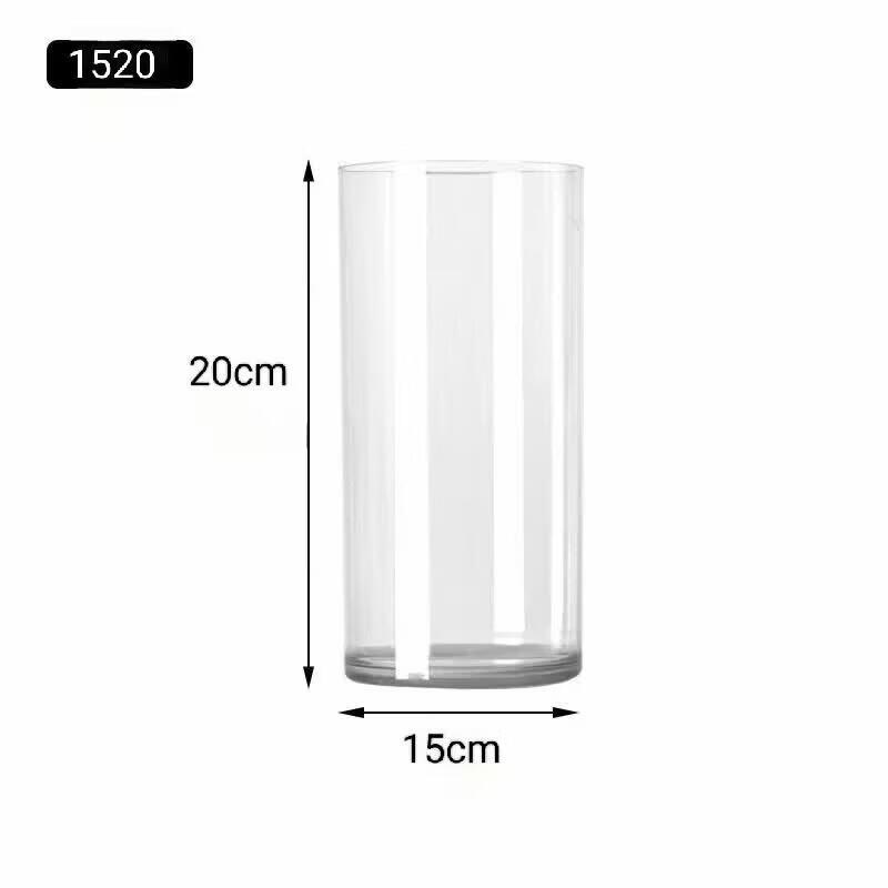 ZISIZ Transparent Acrylic Flower Bucket