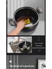 Nueva olla multifuncional de cerámica esmaltada para sopa: Olla de micropresión de gran capacidad para estofado y estofado para uso doméstico
