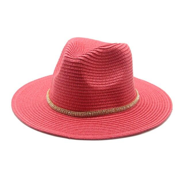 Buy Summer Women Hats Solid Wide Brim 