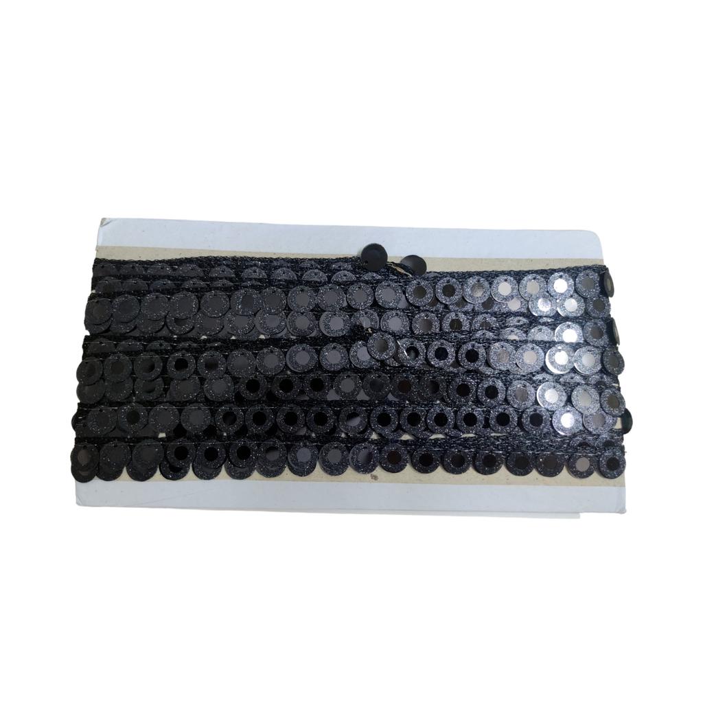 @ Black Mirror Sequence Hanging Lace Border and Material Sequin U355 VD-762-60%OFF
