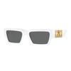 Versace Logo Pattern Irregular Shape Sunglasses Unisex Couple Style White 7394927 VE4459-white 54