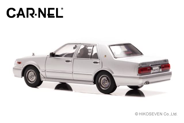 CARNEL Nissan Gloria Brougham VIP 1998 Platinum Silver Metallic Finished Product 1/43 (PAY31)