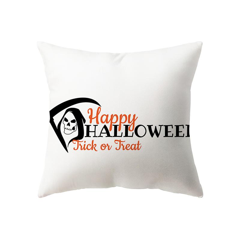 Alphabet Halloween Theme Pillow Cover Sofa Cushion  Holiday Gift Party Decoration Home Decor