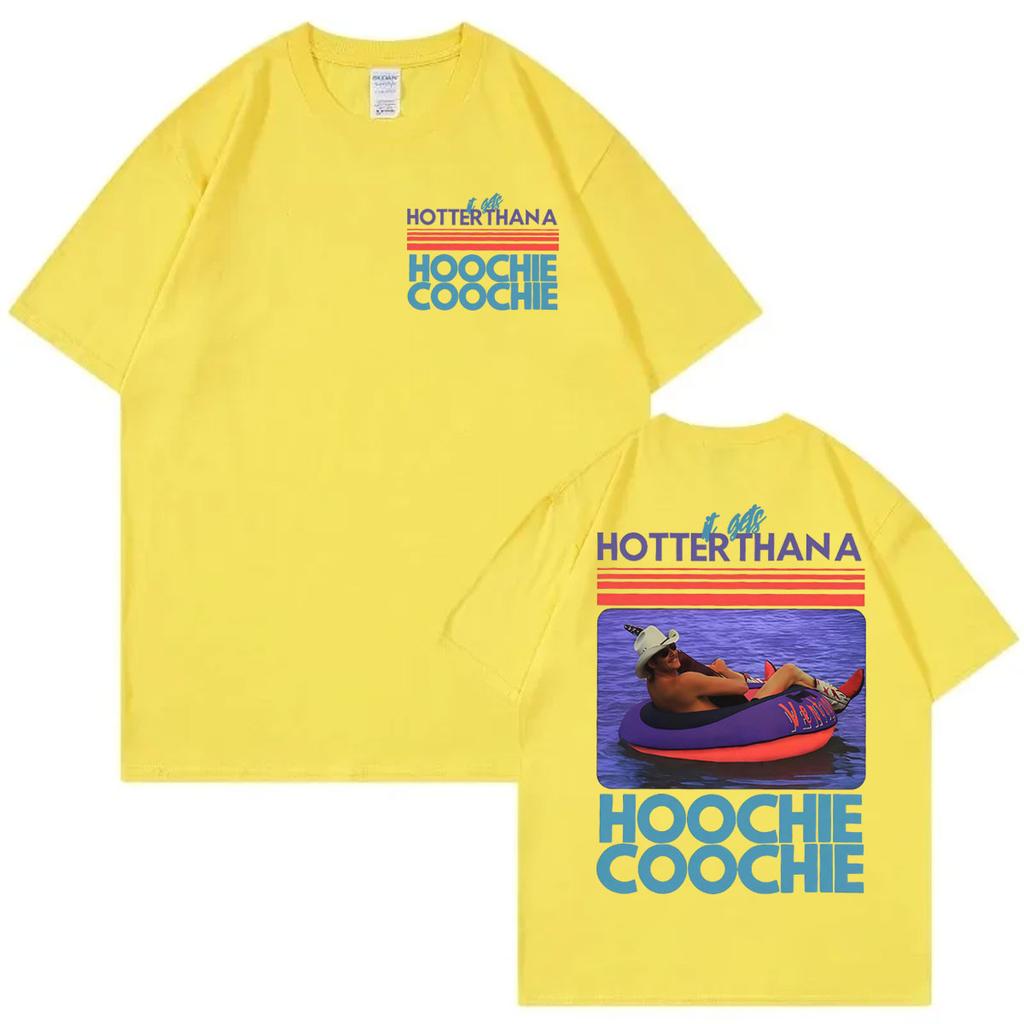 Hetare Än En Hoochie Coochie Meme T-shirt Unisex Sommar Avslappnad Bomulls T-shirts High Street Mode Trend Kortärmad T-shirt