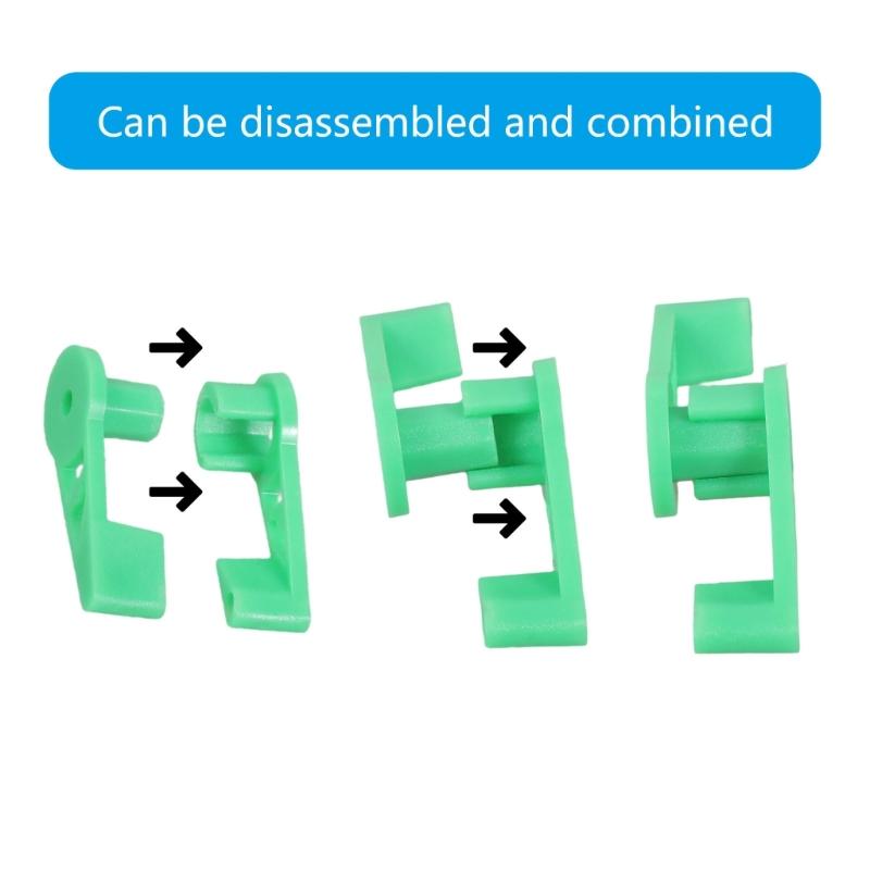 Gardening Training Clips Adjustable Plant Support System for Vine Vegetables 360 Degree Bendable Design Plastic Plant Clips