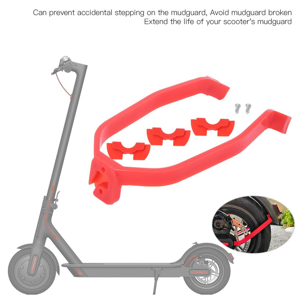 Czerwony Wspornik Błotnika Tylnego z 3 Amortyzatorami Drgań Uniwersalne Akcesoria dla Xiaomi M365