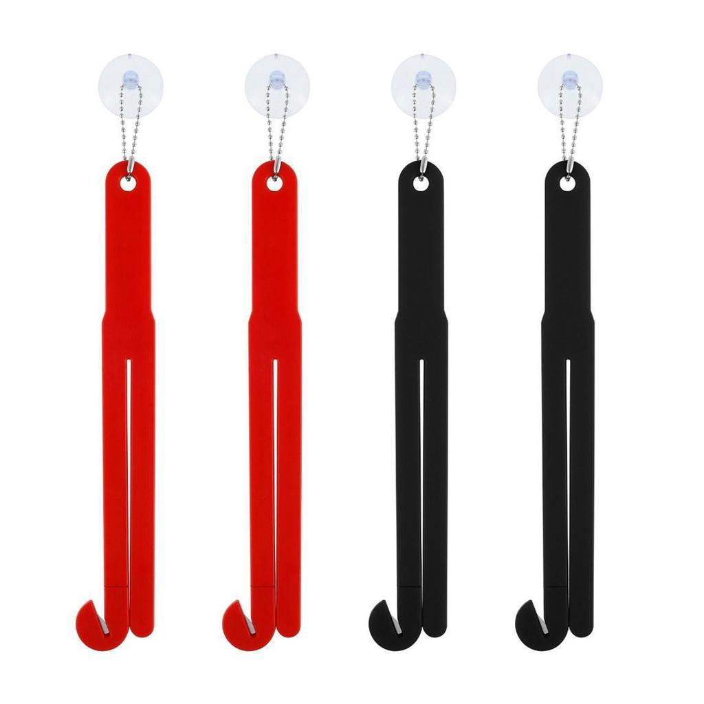 2 ks Pohodlný otvírák na sáčky s potravinami s řetízkem a přísavkou Opakovaně použitelný plastový stlačovač sáčků s potravinami Kuchyňský nástroj Snadné použití