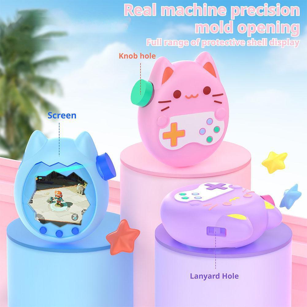 For Tamagotchi Paradise Silicone Case Virtual Electronic Digital Pets Machine Protector Scratch-proof Pet Game Machine Cover