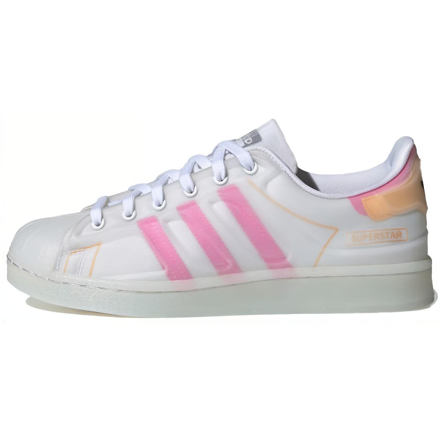 (WMNS) adidas originals Superstar Futureshell White Orange Pink Women s FY7357 EU 37⅓