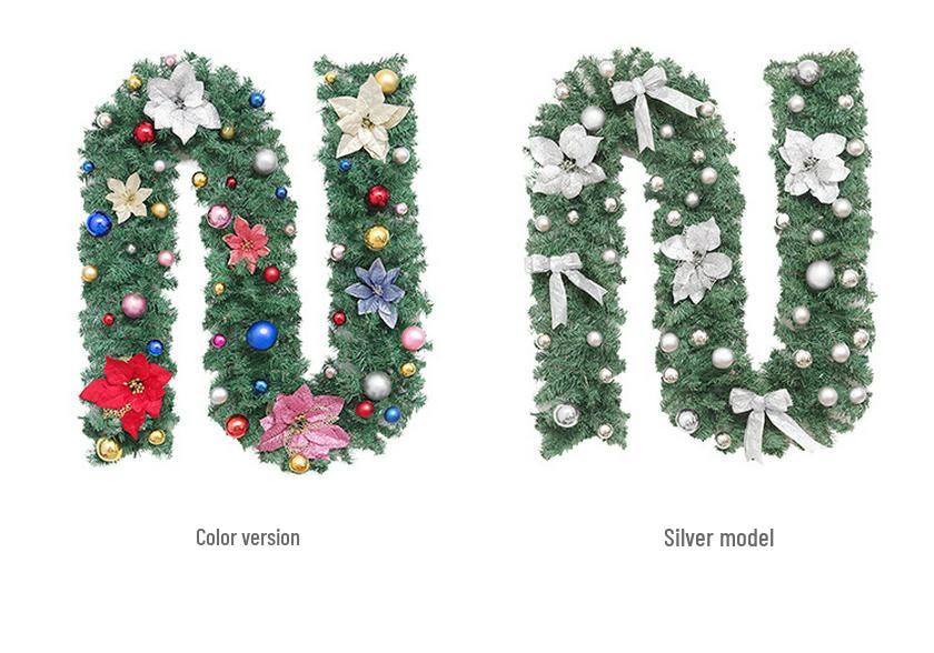 2.7m Dense Simulated Christmas Vine for Window Decoration