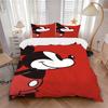 Mickey Mouse Iconic Pose Print 3Pcs Bedding Setduvet Cover With 2 Bedropillowcase Home Birthday Gift