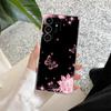 Beauty Pink Butterfly Phone Case S25Ultra For Samsung Galaxy S25 S24 S23 S21 Ultra S20 FE S22 Plus A35 A55 5G Case Clear Cover