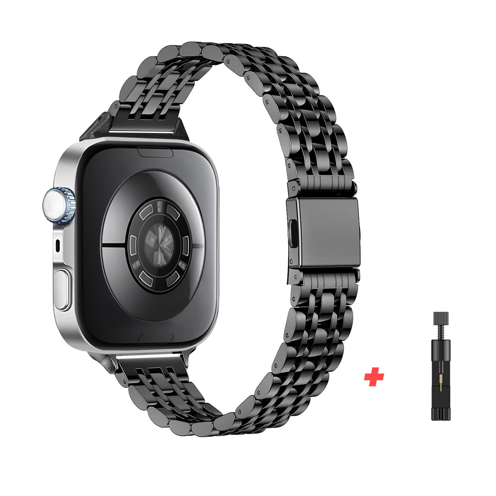 

Watch Band For Huawei Fit 3/4/4 Pro Dual-Color Stainless Steel Watch Band Includes Watch Remover Tool Highquality Metal Band FOR HUAWEI FIT3 чёрный