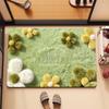 Fresh Floral 3D Diatomaceous Earth Bathroom Mat