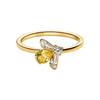New 925 Silver Three-Leaf Clover Alphabet Heart Flower Women's Ring Suitable for Wedding Party Fashion DIY Gift