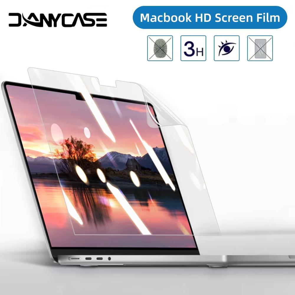 Screen Protector for MacBook HD Soft Film for Air 13 inch M1 M2 Pro 11 13 14 15 16 inch Touch Bar Max Cover Guard Accessories 4