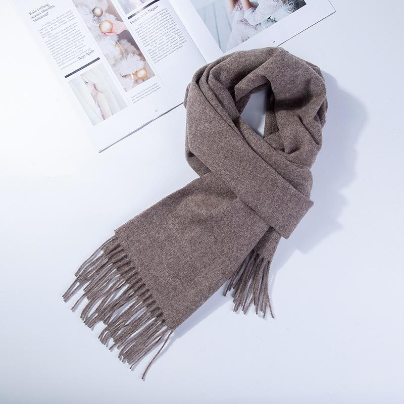 Wełniany zimowy szalik dla kobiet szaliki dla dorosłych szaliki dla pań moda kaszmirowy poncho otulacz