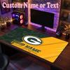 Green Bay Packers Customized Name Text Mouse Pad, Large Desk Mouse Mat Personalized Home Office Present