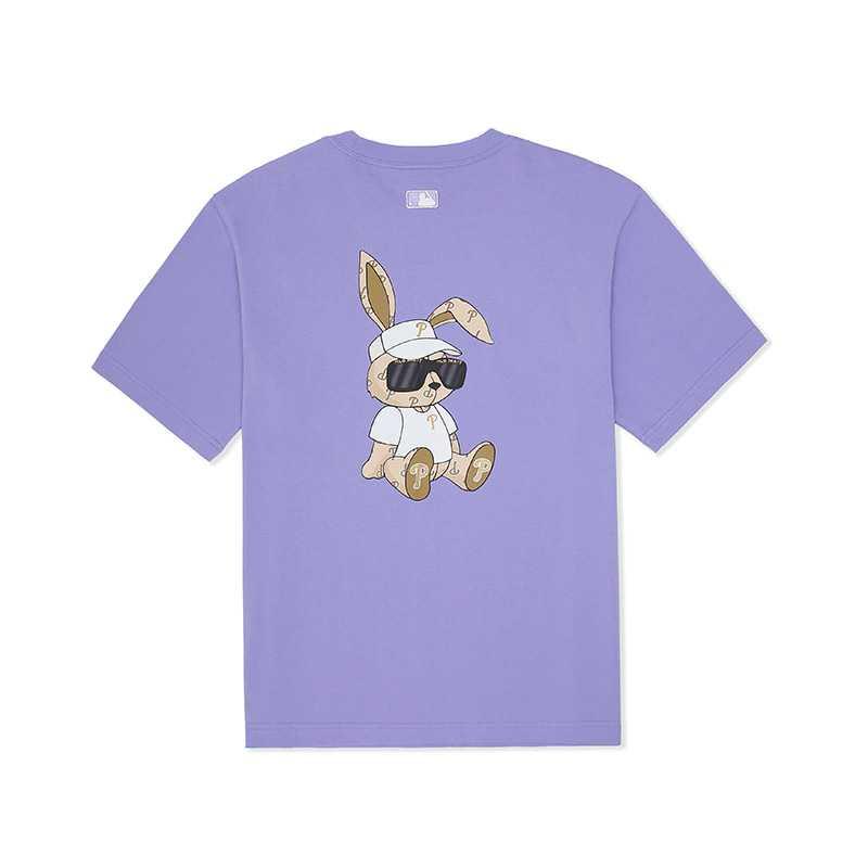 MLB Philadelphia Phillies T Shirt Unisex Hemp Lavender Purple 3ATSECC33-10VOL XXL