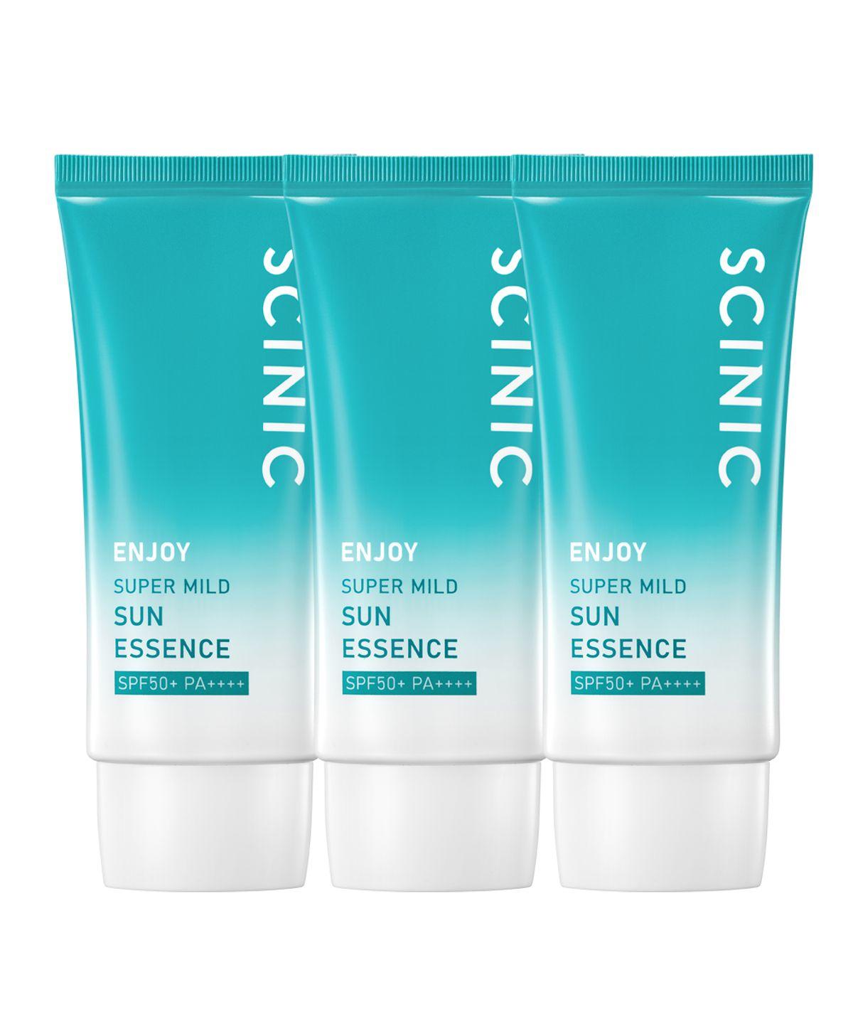SCINIC Enjoy Super Mild Sun Essence 50ml x 3 SPF50+ PA++++