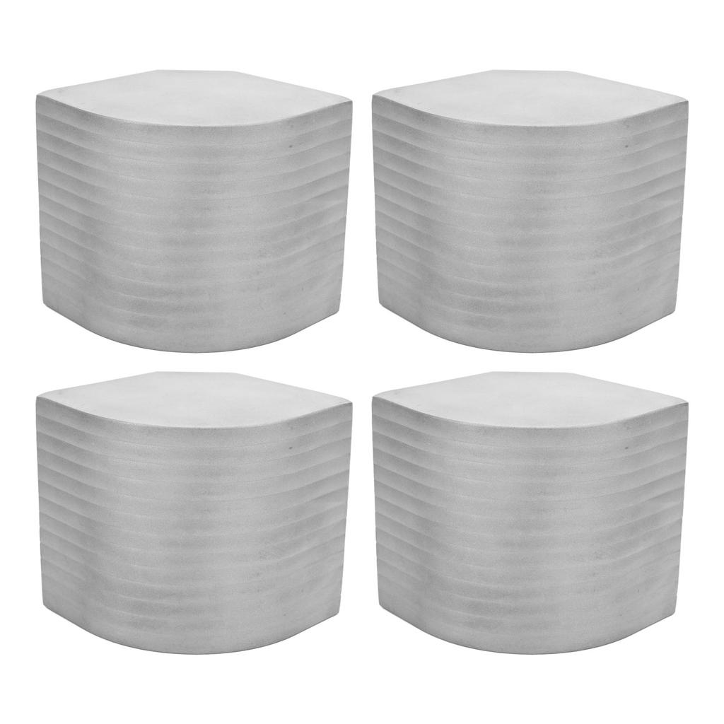 4pcs Pontoon Corner Caps Aluminum for 90 Degree Rounded Corners Height 3 9 16in to 3 5 8in Top 4 1 16in to 4 3 16in