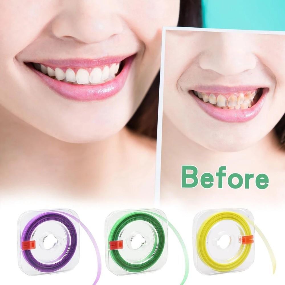 Portable Colored Rolled Molar Strips 20/30/50um Dental Tool Gifts Tooth Finishing Strip