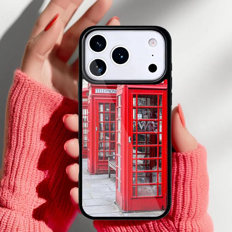 London Red Telephone Bus Big Ben Phone Case for iPhone 17 16 15 14 13 Pro Max Back Cover for 12 11 Pro Coque