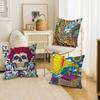 Hot Rock Band GGrateful Dead Pillow Covers Cartoon Sofa Decorative Home Doublesided Printing Short Plush Cute Cushion Cover