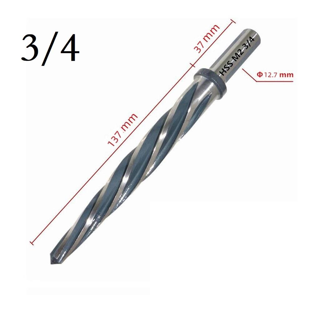 12 Inch Shank Bridge Reamer Bit Made of HSS for Efficient For Metal Drilling and Hole Alignment in Critical Tasks